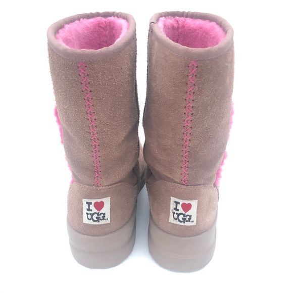 ♦️SOLD♦️UGG Australia I Heart Kisses Tan Suede - Picture 5 of 14